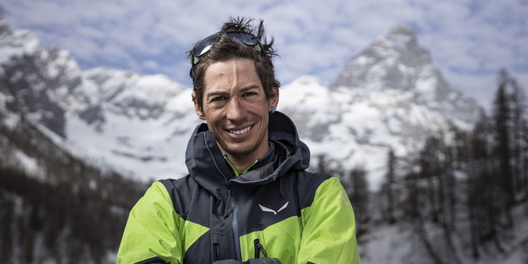 Fotografia dell'alpinista Francois Cazzanelli